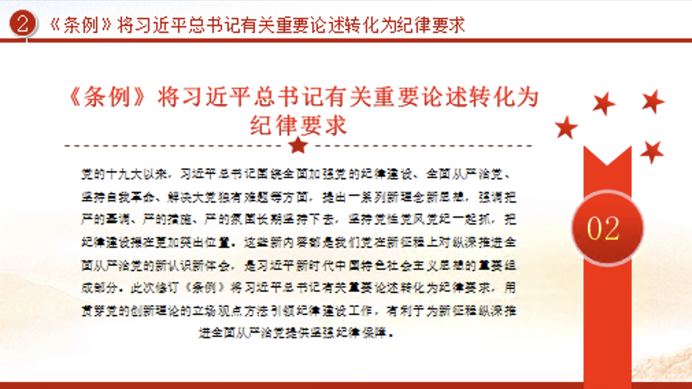 党纪学习教育党课PPT课件：学习贯彻新《条例》准确领会新要求