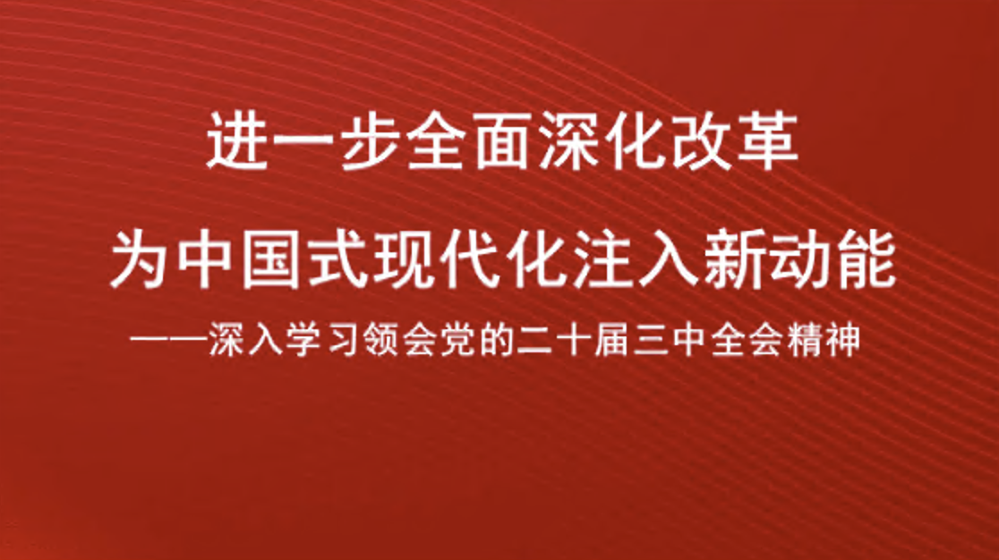 深入学习领会党的二十届三中全会精神，进一步全面深化改革，为中国式现代化注入新动能党课讲稿+PPT